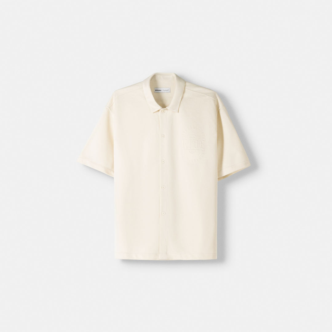 Moudda BERSHKA - Chemise ample gaufrée - Tunisie 1