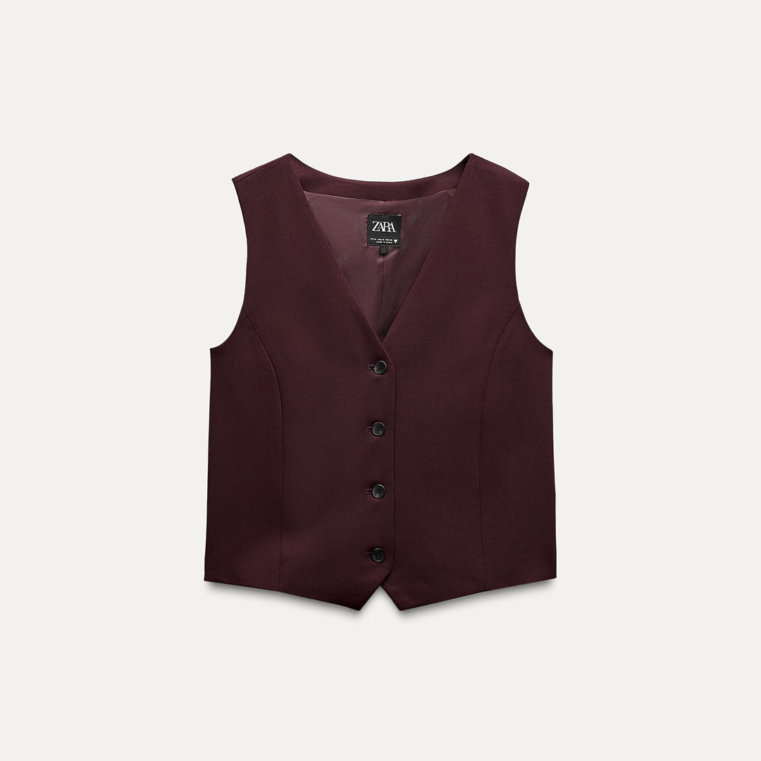 Moudda ZARA - Gilet masculin laine froide passants latéraux coordonné - Tunisie 1