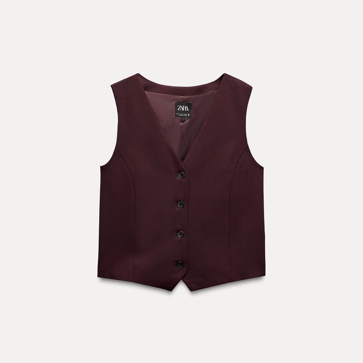 Moudda ZARA - Gilet masculin laine froide passants latéraux coordonné - Tunisie 1