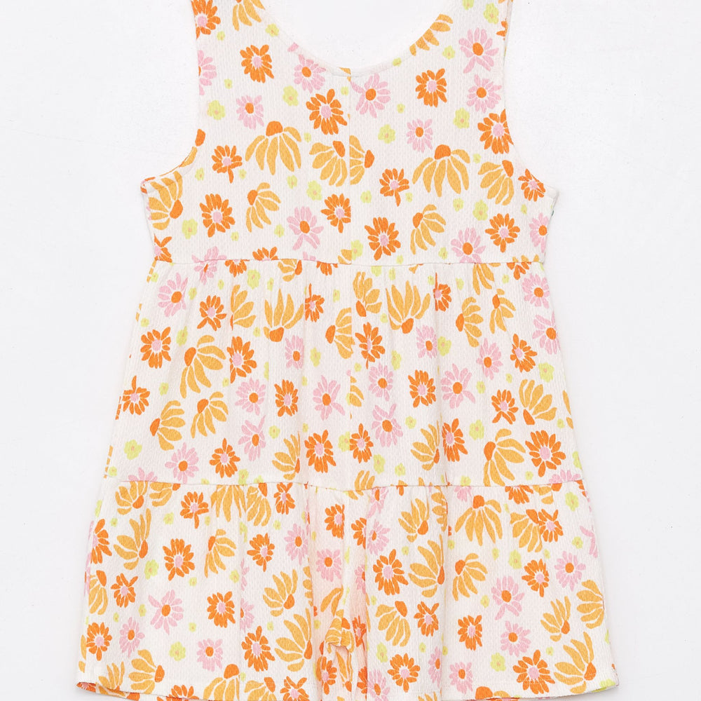 Moudda LC Waikiki - Salopette jersey Fille Imprimé écru - Tunisie 2