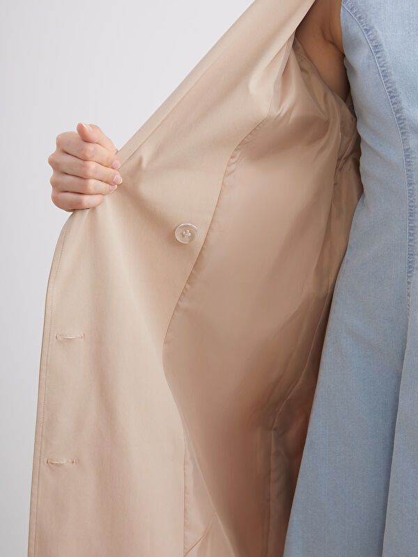 Moudda LC Waikiki - Trench Femme Beige - Tunisie 4