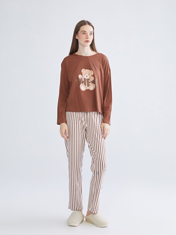 Moudda LC Waikiki - Pyjama à manches longues pour Femmes - Tunisie 2