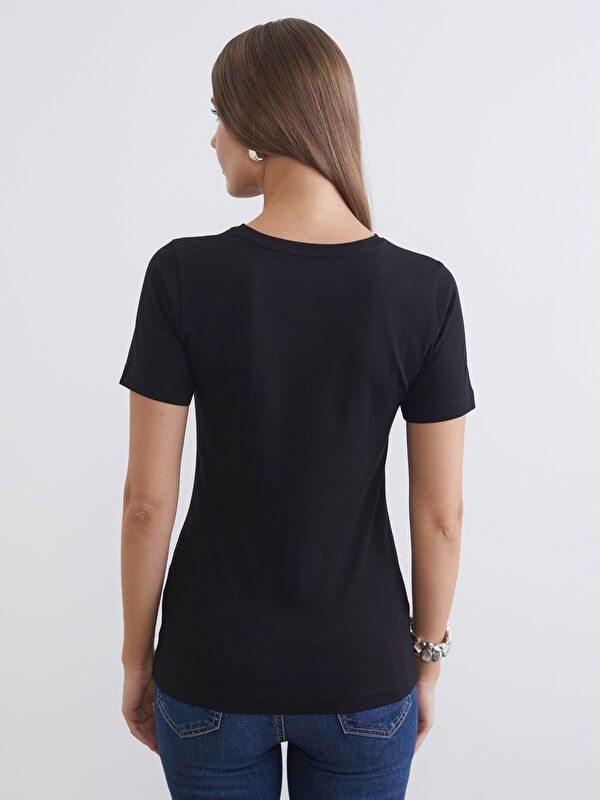 Moudda LC Waikiki - Body basique manches courtes en jersey pour Femme - Tunisie 4