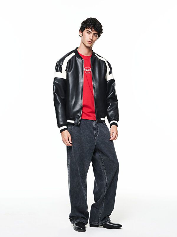 Moudda LC Waikiki - Pantalon jean tissé basique Homme Rodéo noir - Tunisie 1