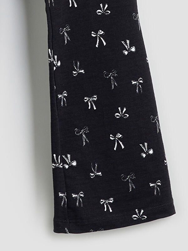 Moudda LC Waikiki - T-shirt en jersey stretch Fille Imprimé en noir - Tunisie 3