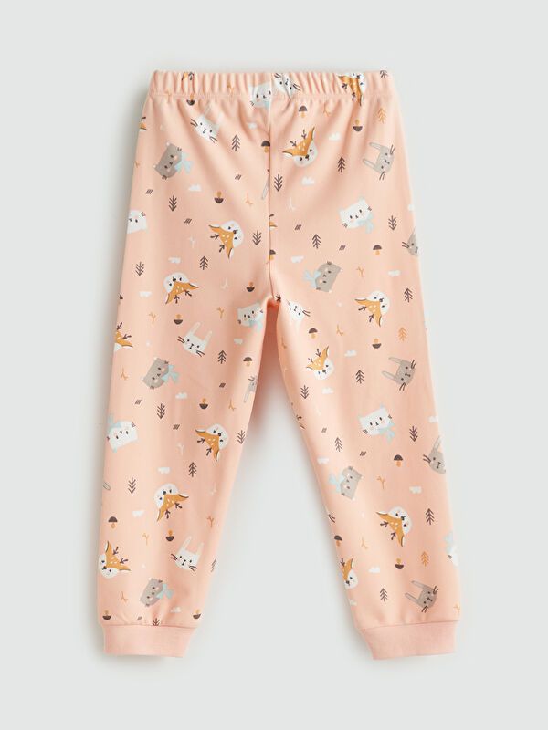 Moudda LC Waikiki - Sous-vêtement jersey pyjama manches longues milieu pour Filles - Tunisie 5