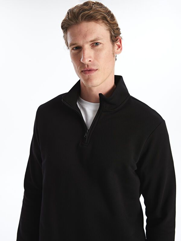 Moudda LC Waikiki - Sweatshirt jersey basique Homme Noir - Tunisie 2