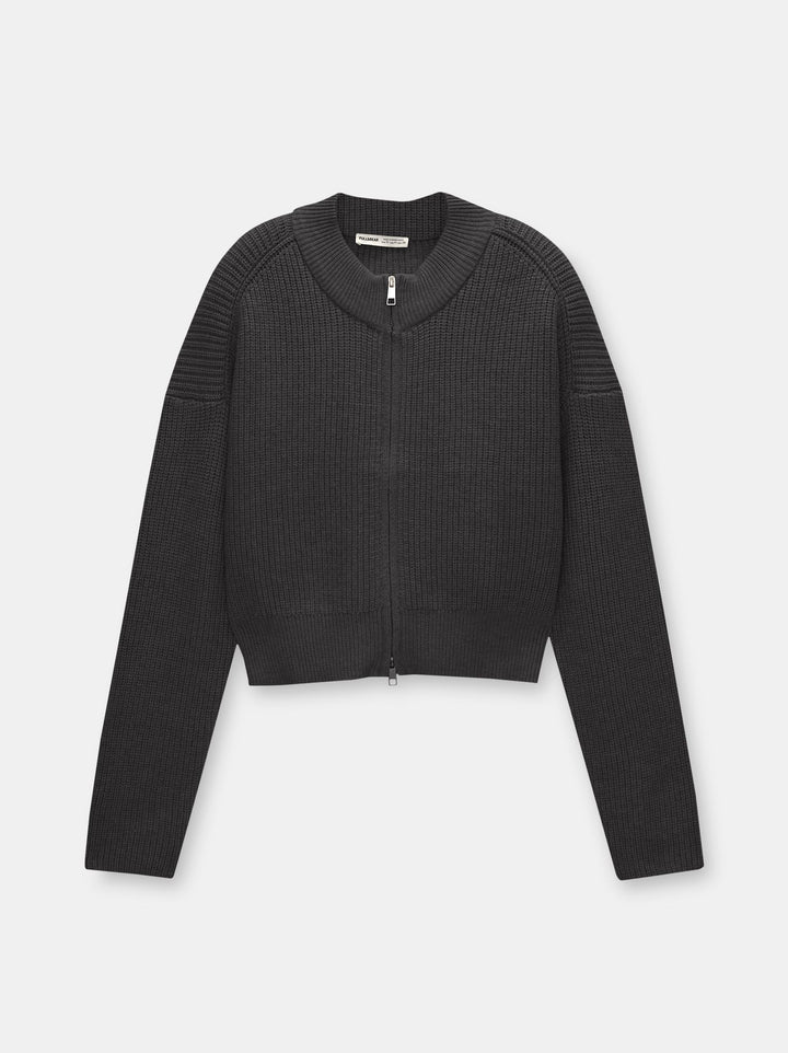 Moudda PULL & BEAR - Veste Crop Perlée à Fermeture - Tunisie 1