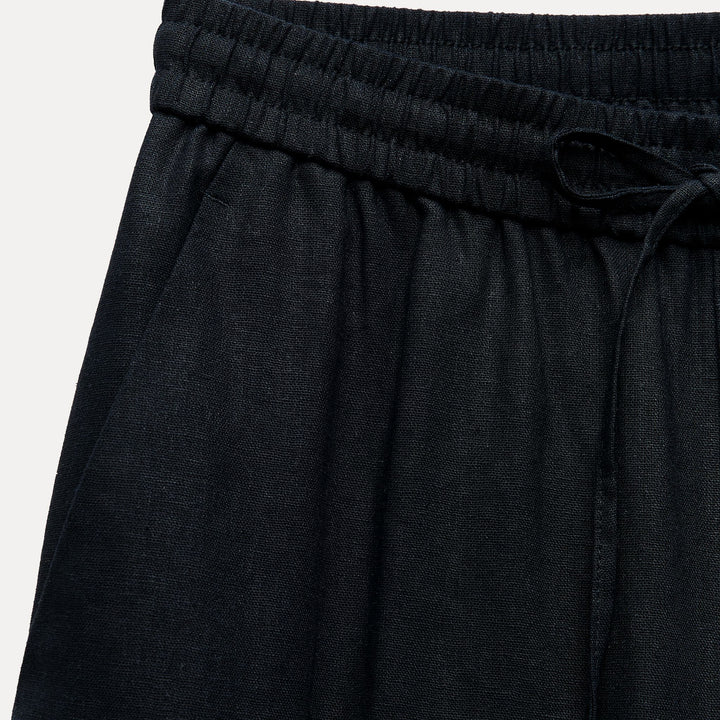 Moudda ZARA - Pantalon droit en lin taille élastique - Tunisie 4