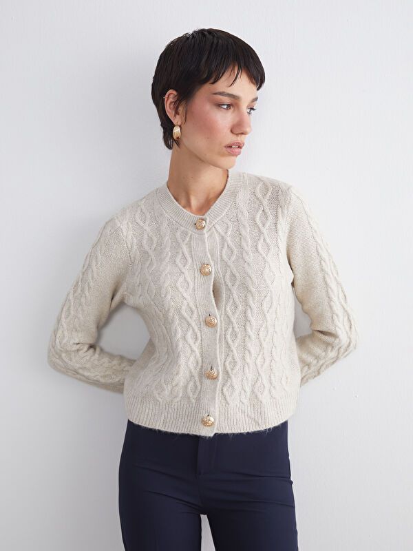 Moudda LC Waikiki - Cardigan tricot cv moyen pour Femmes - Tunisie 1