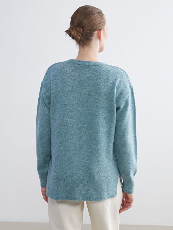 Moudda LC Waikiki - Pull-over épais en tricot cv pour Femmes - Tunisie 4