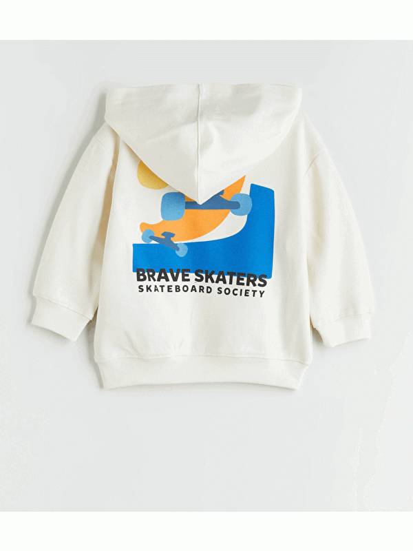 Moudda LC Waikiki - Sweatshirt en jersey Garçon Beige clair - Tunisie 3