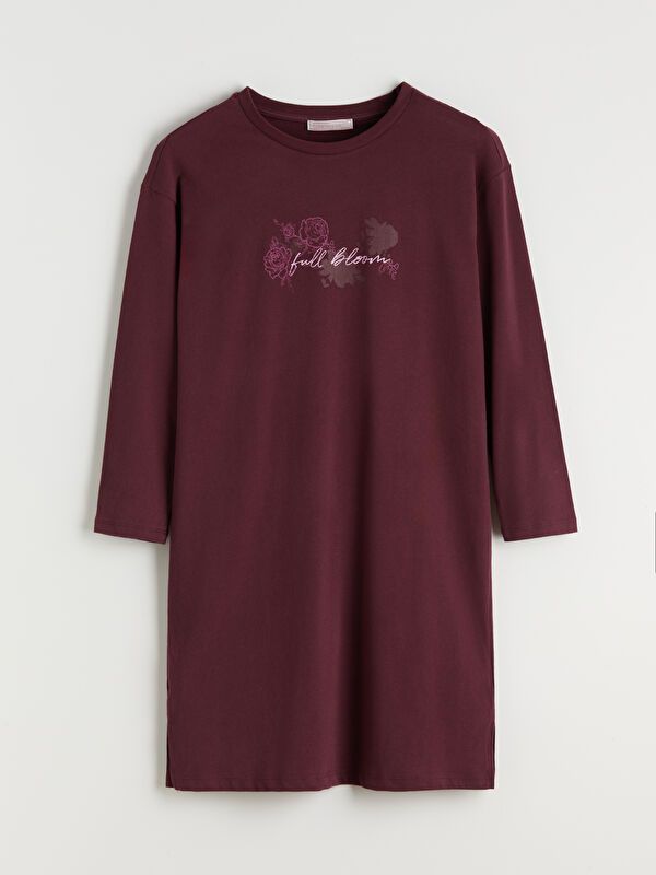 Moudda LC Waikiki - Chemise de nuit Femme Bordeaux - Tunisie 1