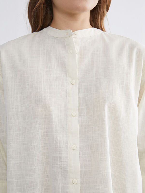 Moudda LC Waikiki - Chemise manches longues en tissu pour Femme - Tunisie 3