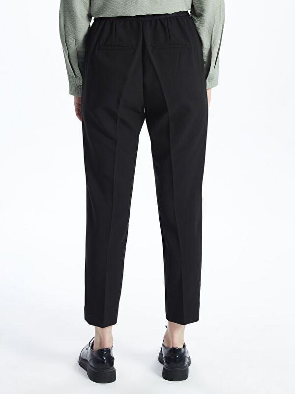 Moudda LC Waikiki - Pantalon mi-saison en tissu couleur Noir pour femmes - Tunisie 4