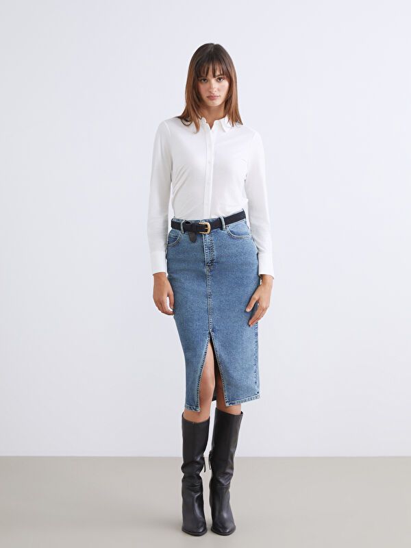 Moudda LC Waikiki - Chemise tissée à manches longues pour Femmes - Tunisie 2