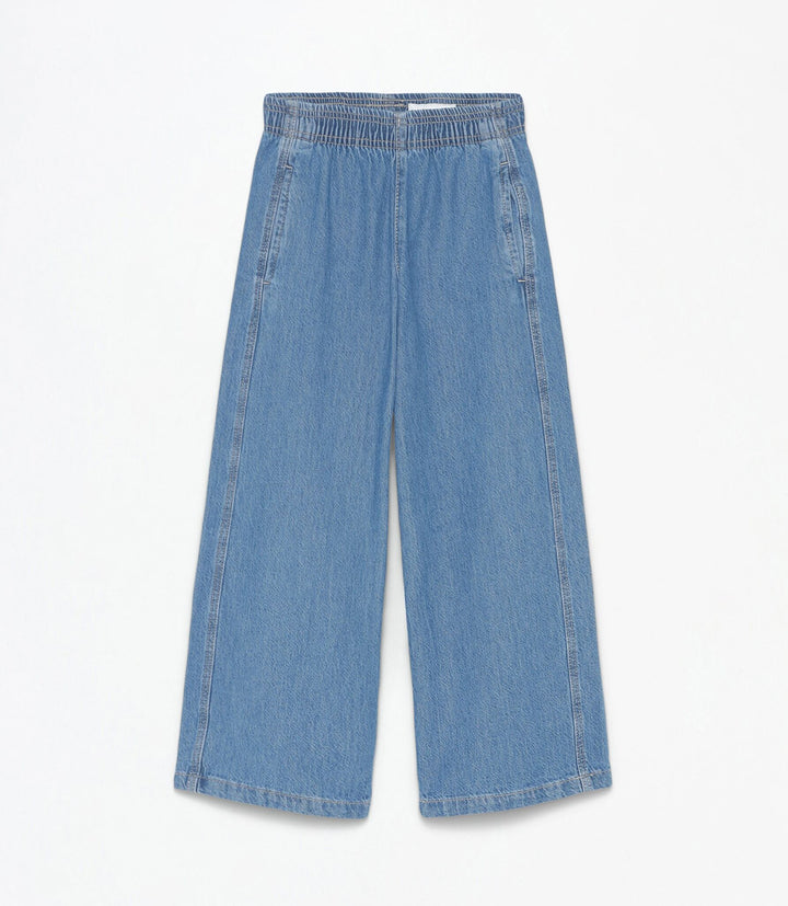 Moudda Lefties - Pantalon Wide Leg Denim Léger - Fille D4 - Tunisie 1
