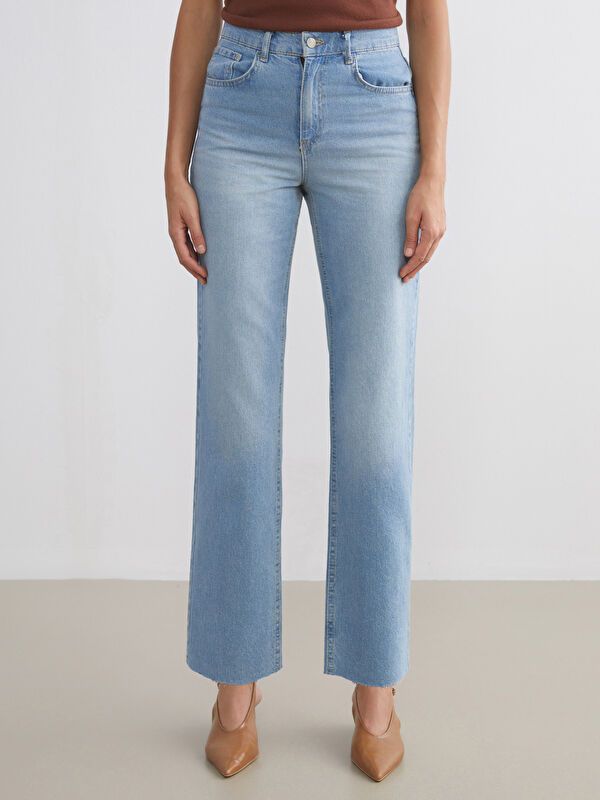 Moudda LC Waikiki - pantalon en jean tissé pour Femmes - Tunisie 2