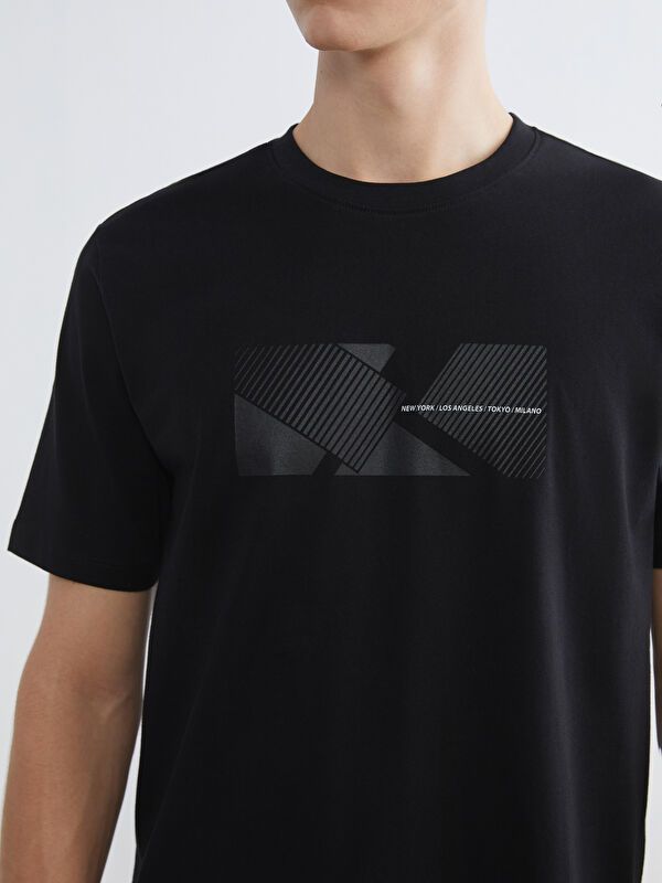 Moudda LC Waikiki - T-shirt imprimé manches courtes en jersey - Tunisie 3