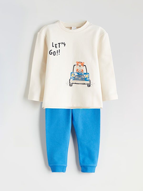 Moudda LC Waikiki - Ensemble manches longues Garçon Ecru - Tunisie 1