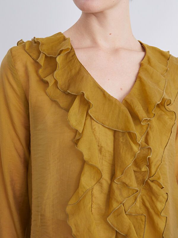 Moudda LC Waikiki - Chemise tissée à manches longues pour Femmes - Tunisie 3