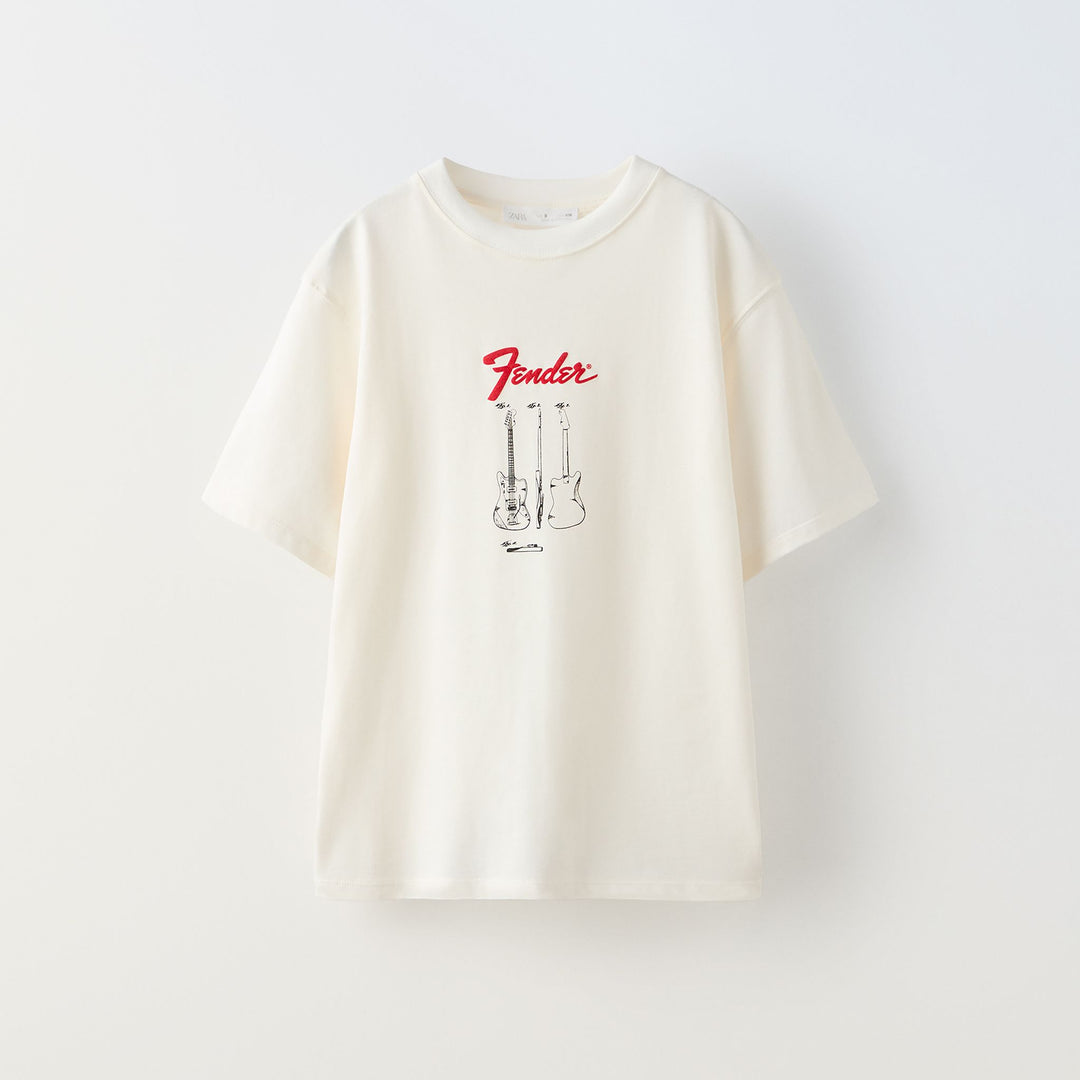 Moudda ZARA - T-shirt imprimé guitares Fender - Tunisie 2