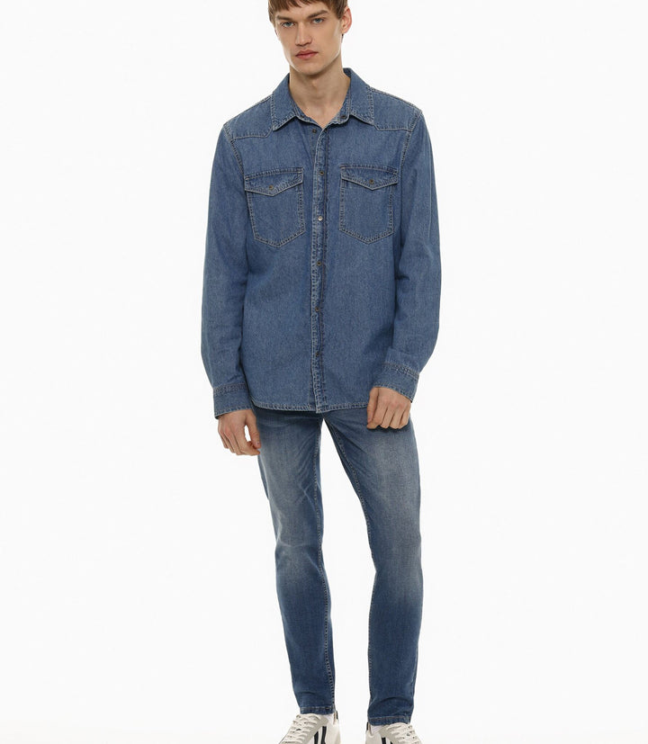 Moudda Lefties - Pantalon Denim Skinny Premium - Tunisie 2