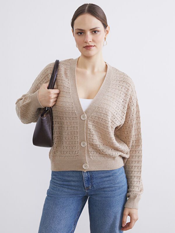 Moudda LC Waikiki - Cardigan mi-saison en tricot pour Femme - Tunisie 1