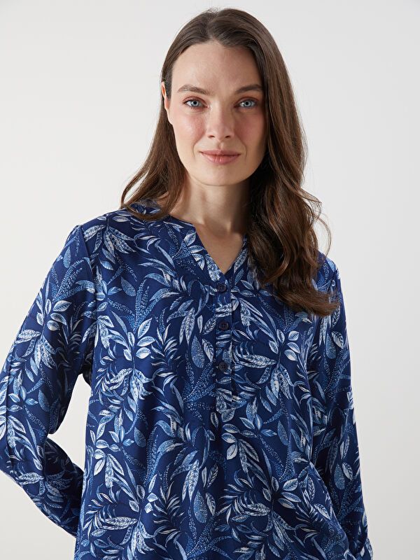 Moudda LC Waikiki - Chemise tissée imprimée cv à manches longues pour Femmes - Tunisie 3