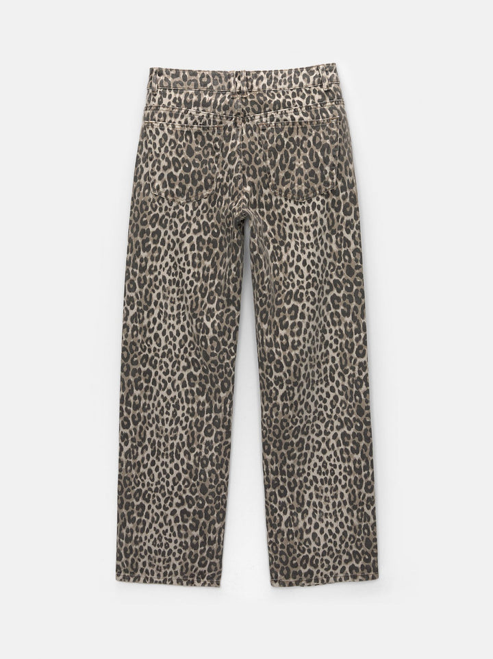 Moudda PULL & BEAR - Pantalon Droit Léopard 2 - Tunisie 4