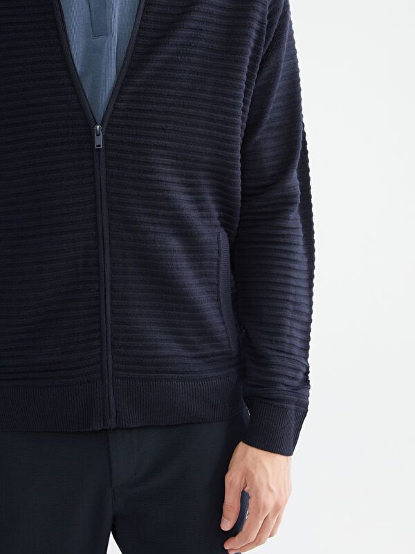 Moudda LC Waikiki - Cardigan en tricot Homme Marine - Tunisie 3