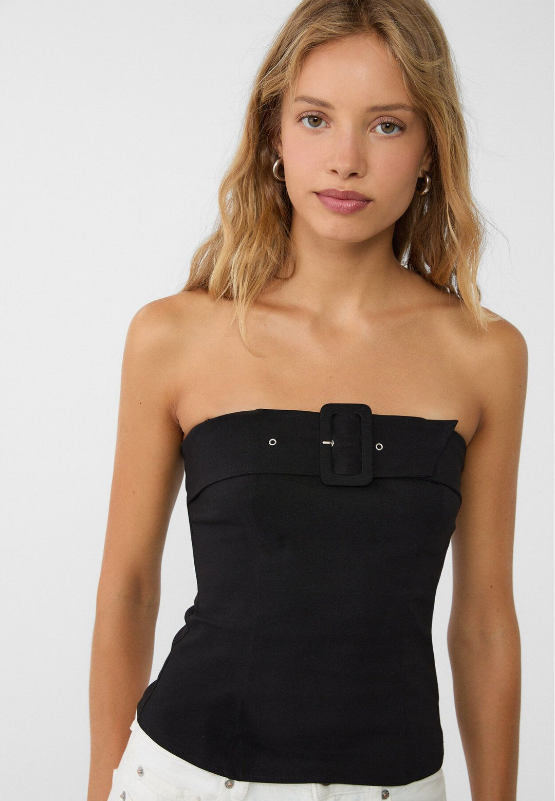 Moudda STRADIVARIUS - Top en Bengaline avec Boucle - Tunisie 4