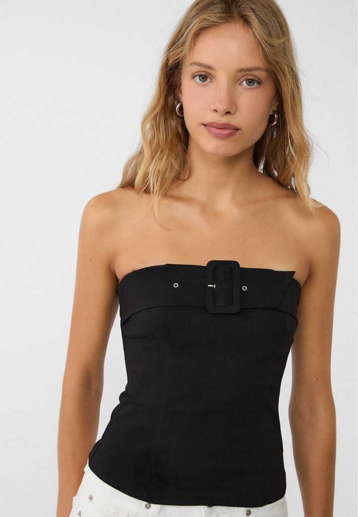 Moudda STRADIVARIUS - Top en Bengaline avec Boucle - Tunisie 4