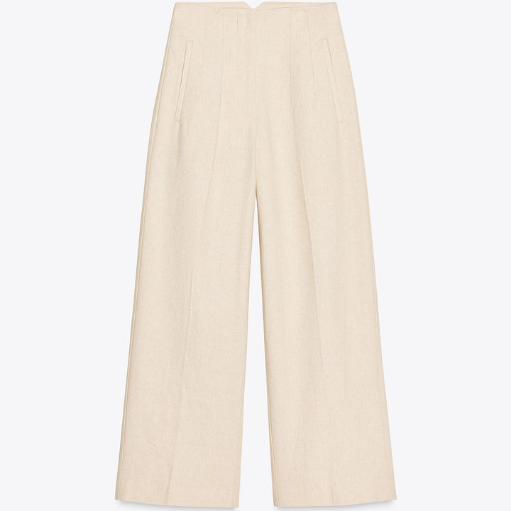 Moudda ZARA - Pantalon Droit Rustique - Taille Haute - Tunisie 1
