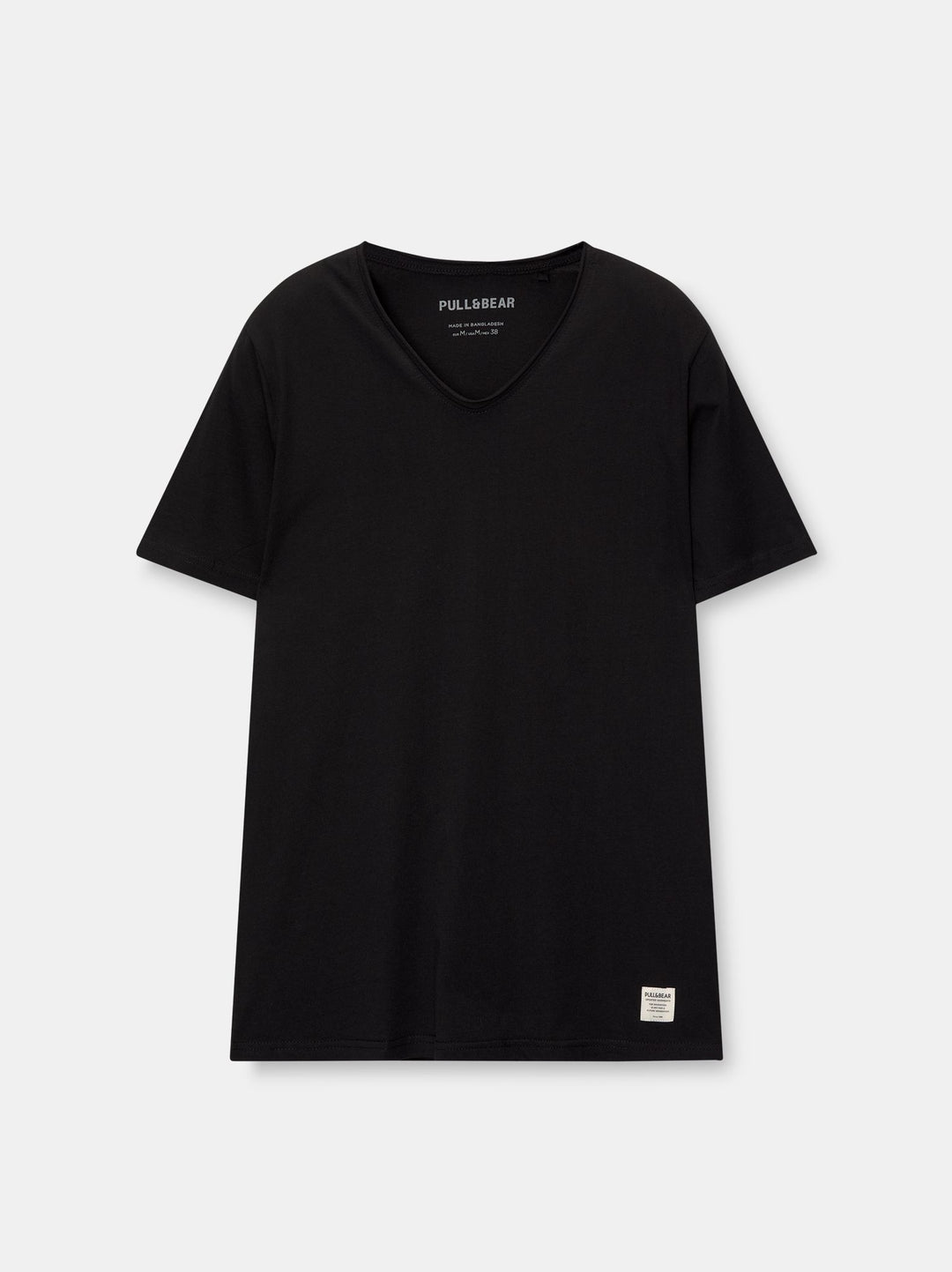 Moudda PULL & BEAR - T-Shirt Demi-Manches Col V - Tunisie 3