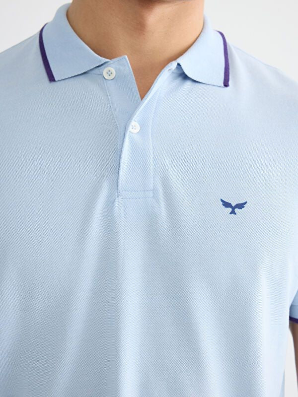 Moudda LC Waikiki - T-shirt col polo basique manches courtes en jersey pour Homme - Tunisie 3