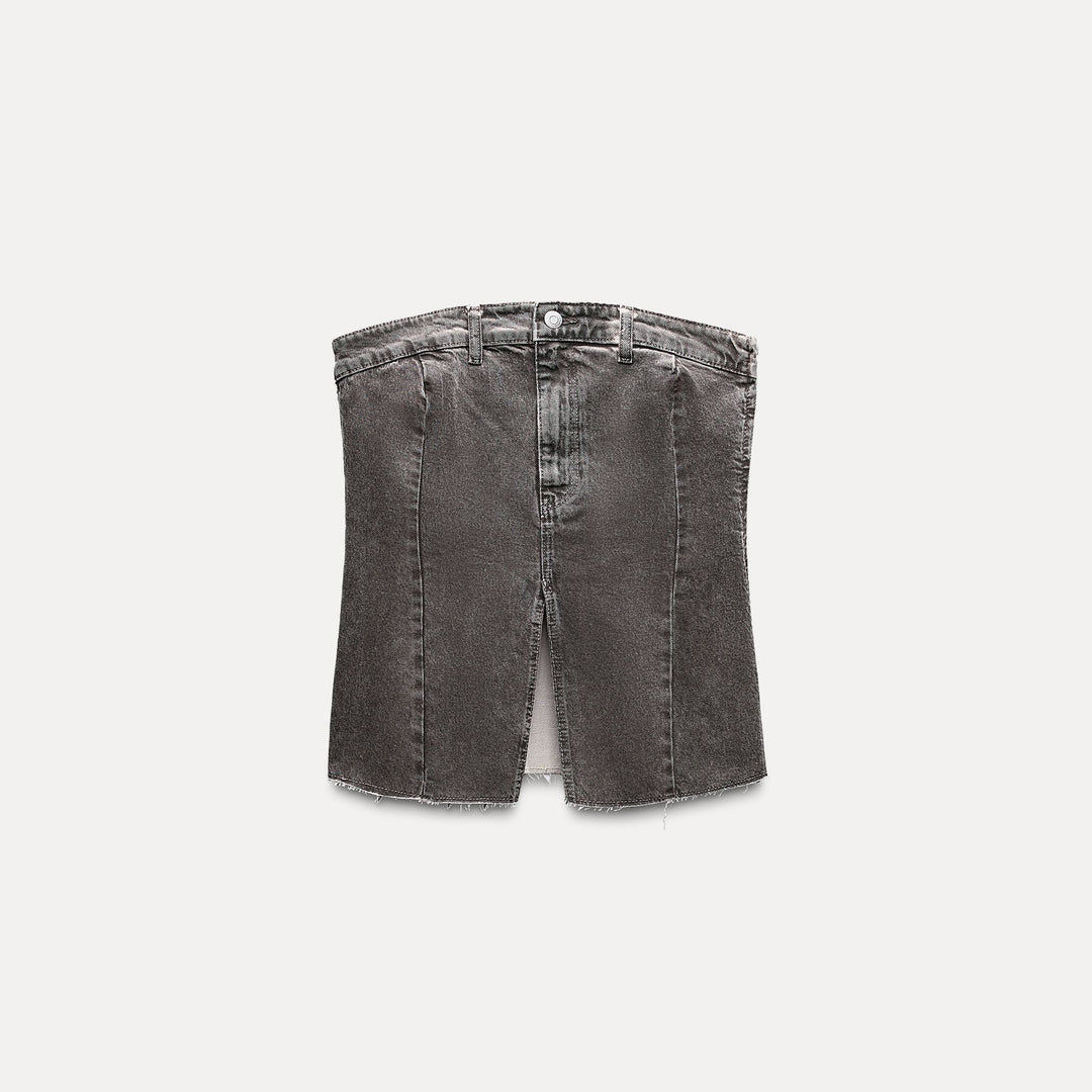 Moudda ZARA - Top corset enduit ouverture centrale - Tunisie 1