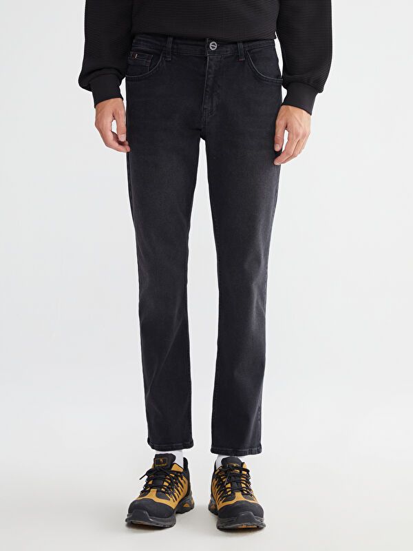 Moudda LC Waikiki - Jean basique en denim couleur Rodeo noir pour hommes - Tunisie 2