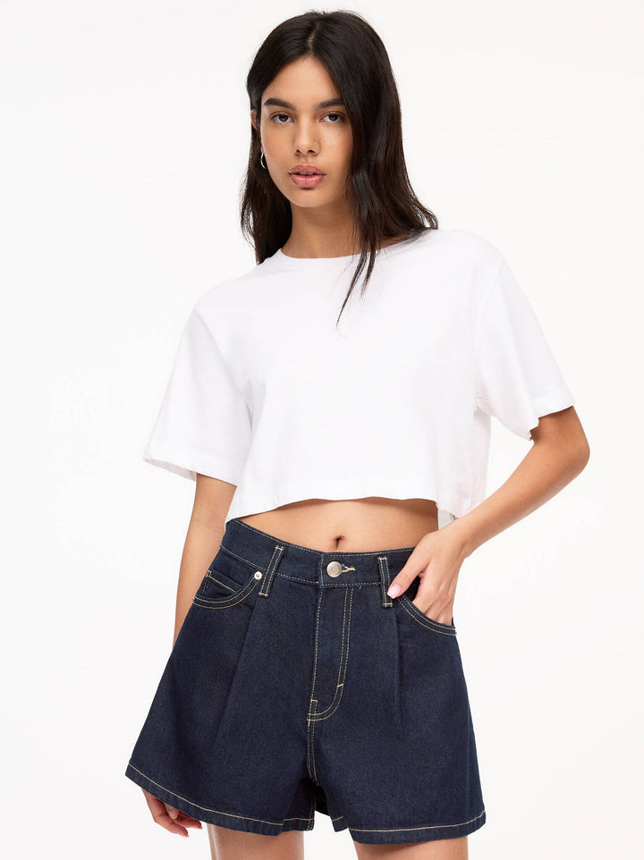 Moudda PULL & BEAR - Short Denim - Plis - Tunisie 2