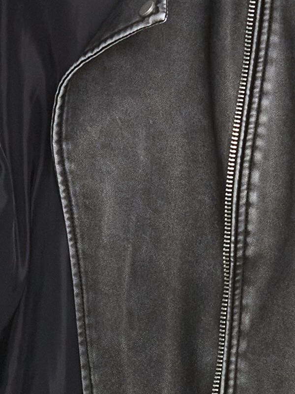 Moudda LC Waikiki - Manteau PU léger Femme Gris foncé délavé - Tunisie 1