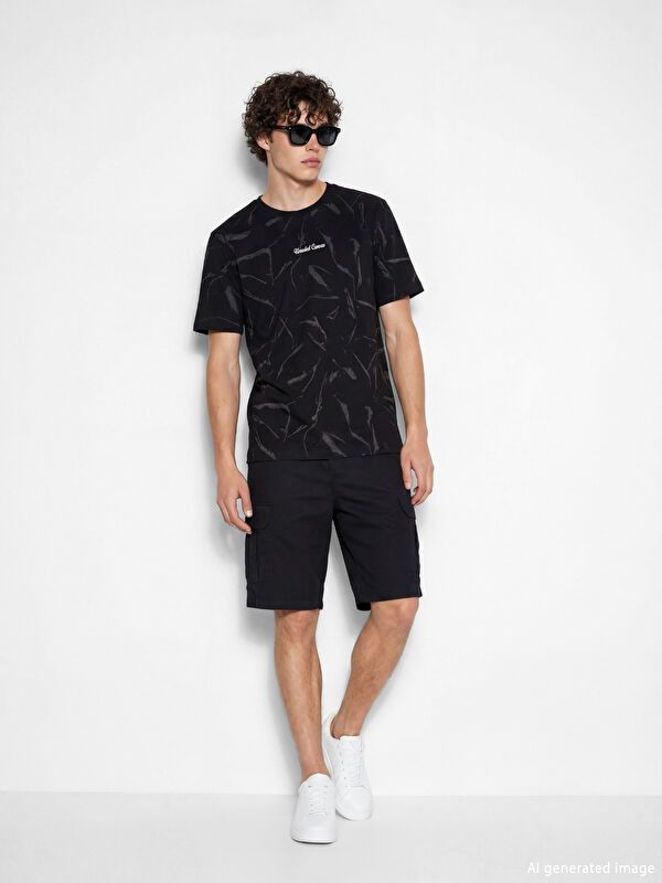 Moudda LC Waikiki - T-shirt imprimé manches courtes en jersey pour Homme - Tunisie 2