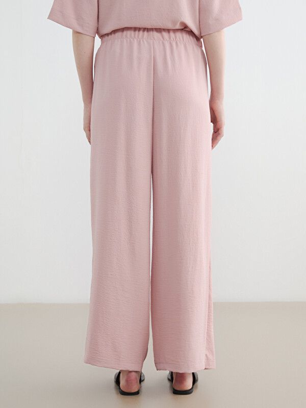 Moudda LC Waikiki - Pantalon fin en tissu pour Femme couleur Rose - Tunisie 4