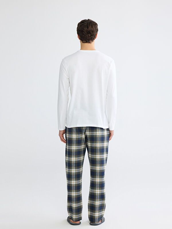 Moudda LC Waikiki - Ensemble pyjama jersey manches longues-pantalon pour Homme - Tunisie 4