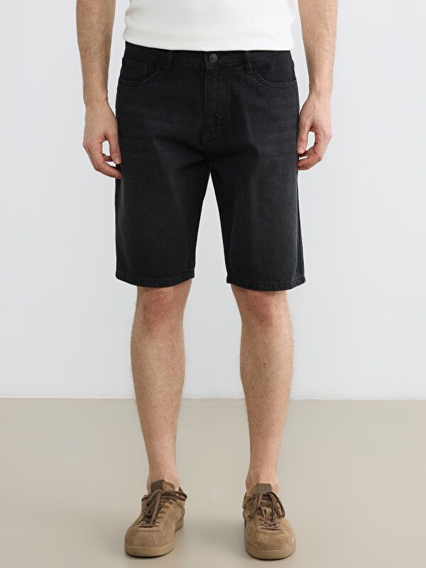 Moudda LC Waikiki - Bermuda en denim pour Homme couleur Rodeo noir - Tunisie 2