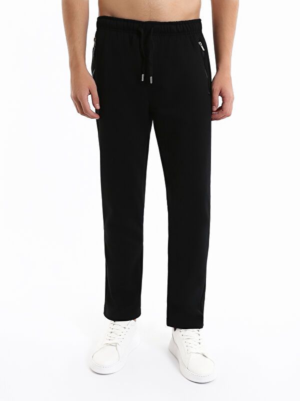 Moudda LC Waikiki - Pantalon jersey basique Homme Noir - Tunisie 2