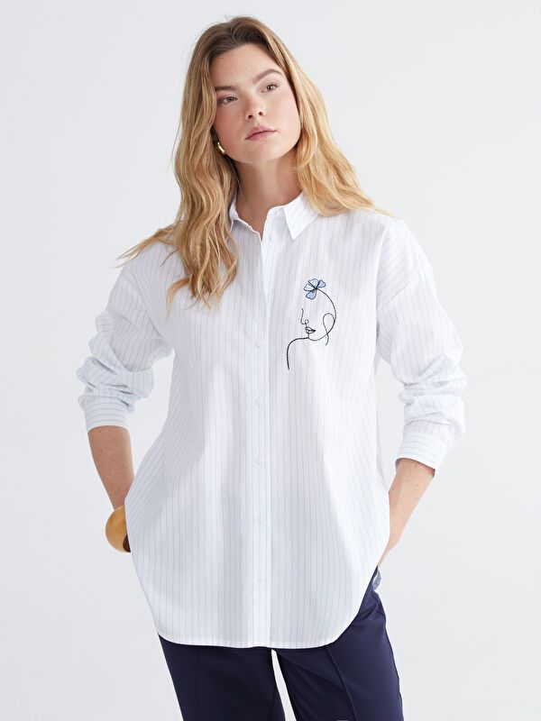 Moudda LC Waikiki - Chemise manches longues en tissu maternité - Tunisie 5