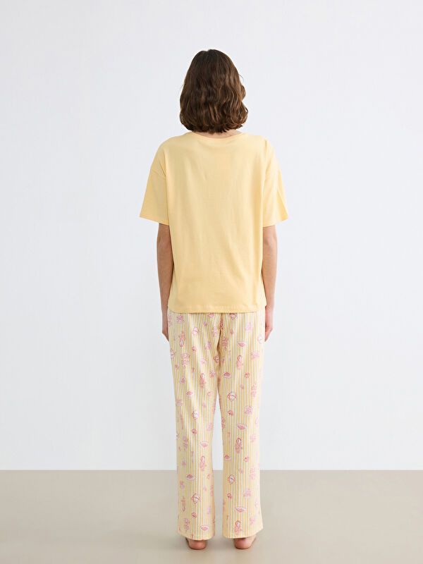 Moudda LC Waikiki - Pyjama manches courtes en jersey pour Femme - Tunisie 4