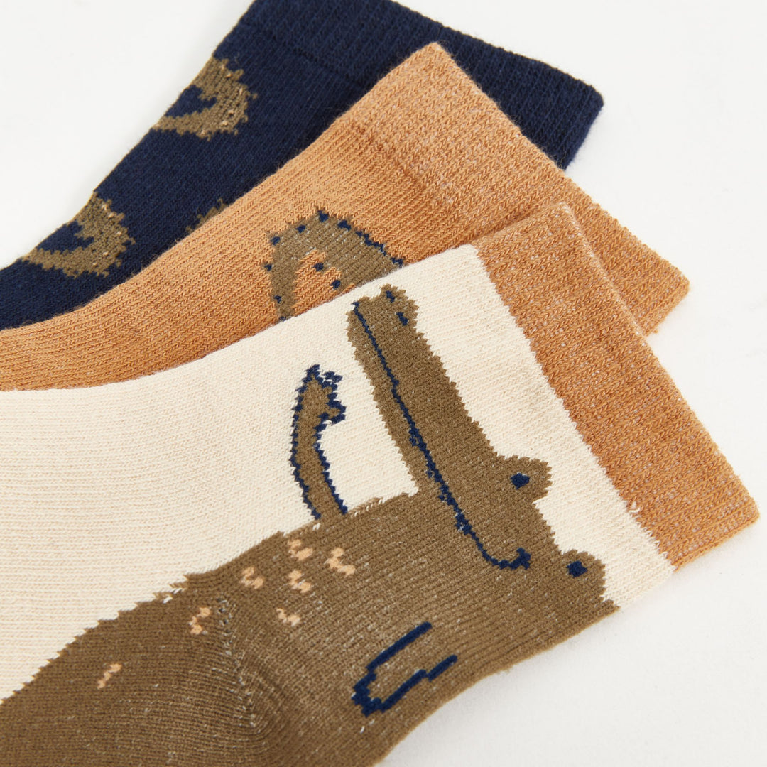 Moudda LC Waikiki - Chaussettes courtes Garçon Crème - Tunisie 3