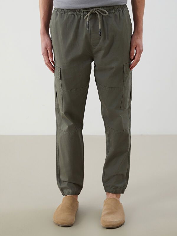 Moudda LC Waikiki - Pantalon cargo tissé Homme Kaki - Tunisie 2