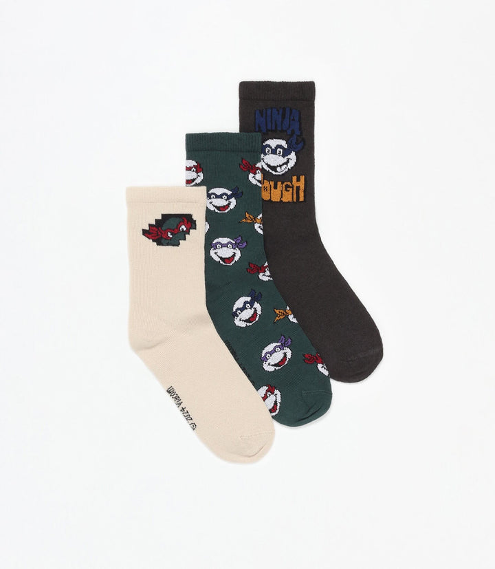 Moudda Lefties - Pack 3 Chaussettes Longues - Tortues Ninja (Licence) - Tunisie 1